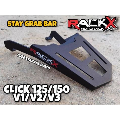 Rack X Monorack Honda Click V V V Bracket Stay Grabbar Shopee