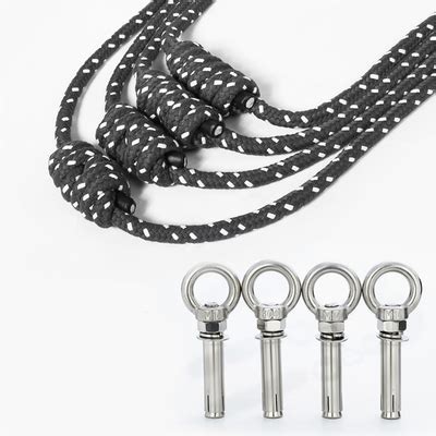 Wholesale Iyengar Yoga Wall Hang Rope Mount Kit Antigravity Inversion