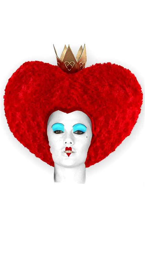 Red Queen Wig Alice In Wonderland Wig Queen Of Hearts Wig Queen Of