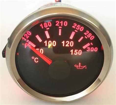 Pack Of Auto Pointer Type Oil Temperature Gauges Degree Mm