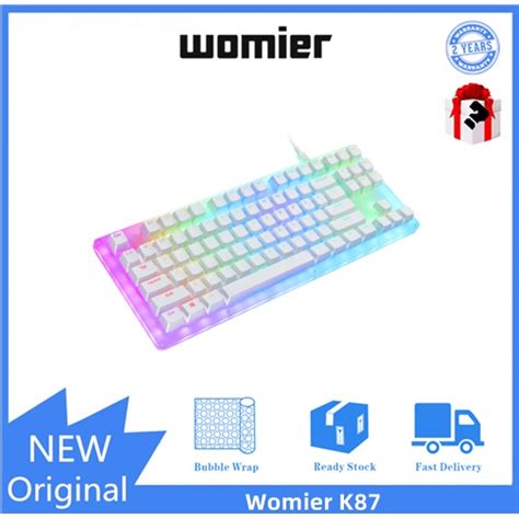 Womier K87 Wired Hot Swap RGB Mechanical Keyboard Shopee Philippines