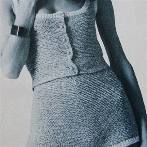 Piece Bathing Suit Crochet Pattern Piece Bikini Coverall Etsy