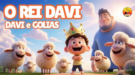 Historia Do Rei Davi Infantil - 🐑O Rei Davi - Música Infantil Cristã l Davi e Golias l História Bíblica ...
