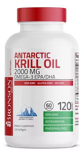 Suplemento En C Psula Bronson Suplemento Antarctic Krill Oil Cidos