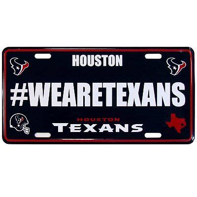 Houston Texans Hashtag License Plate Ebay