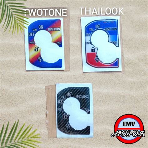 Jual Sticker Timbul Emblem Kontak New Vario Thn Non