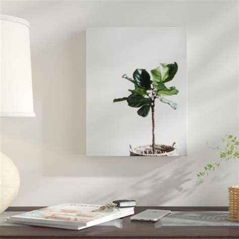 Winston Porter Leaf On Canvas Photograph Wayfair