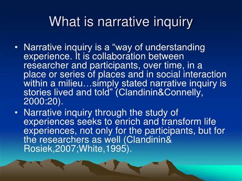 Ppt The Road Less Travelled A Reflection On The Use Of Narrative