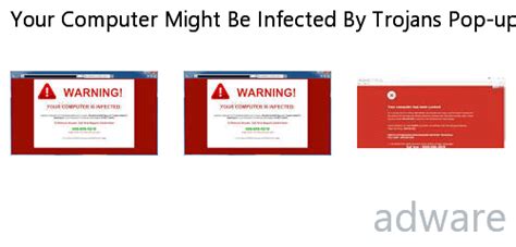 Your Computer Might Be Infected By Trojans Pop Up Scam Entfernen