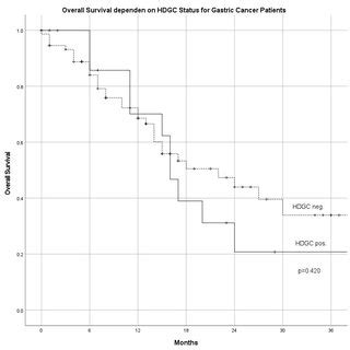 Overall Survival In Patients Fulfilling Criteria For HDGC HDGC