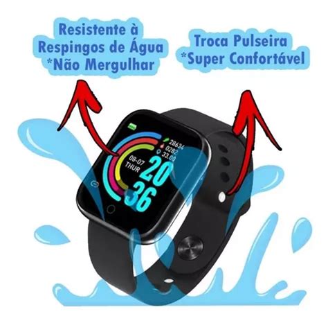 Rel Gio Smartwatch D Pro Atualizado P E Foto Na Tela Venda Em