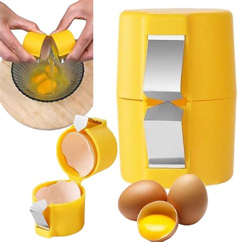 Eggs Egg Yolk Separator Stainless Steel Egg Shell Opener