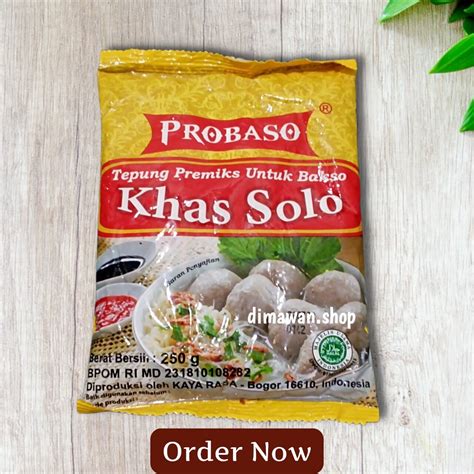 PROBASO Tepung Adonan Bakso Khas Solo 250 Gram Lazada Indonesia