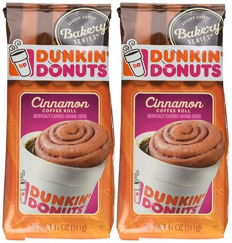 Dunkin Donuts Bakery Series Cinnamon Coffee Roll Ground Coffee 11