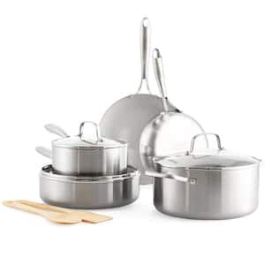 Velaze Miki 9 Piece Stainless Steel Non Stick Cookware Set VLZ GB 9