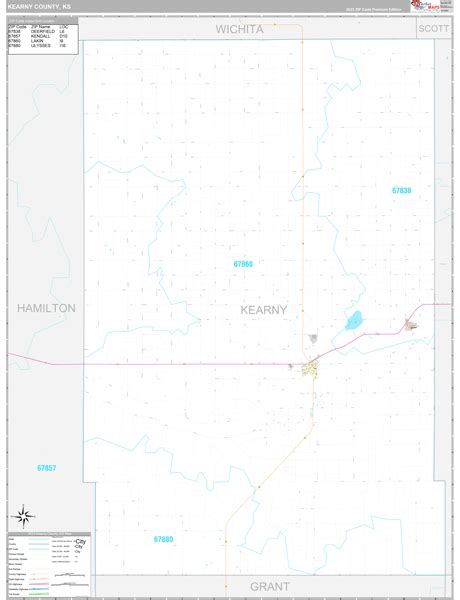 Maps of Kearny County Kansas - marketmaps.com