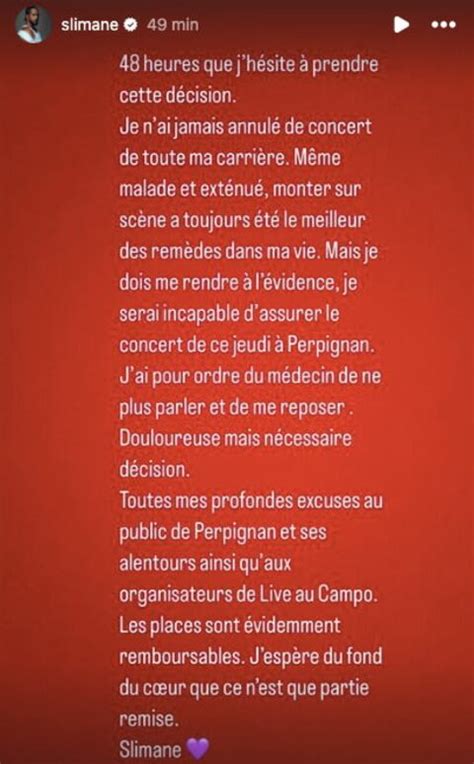 « Je Dois Me Rendre à Lévidence… Slimane Contraint De Prendre Une