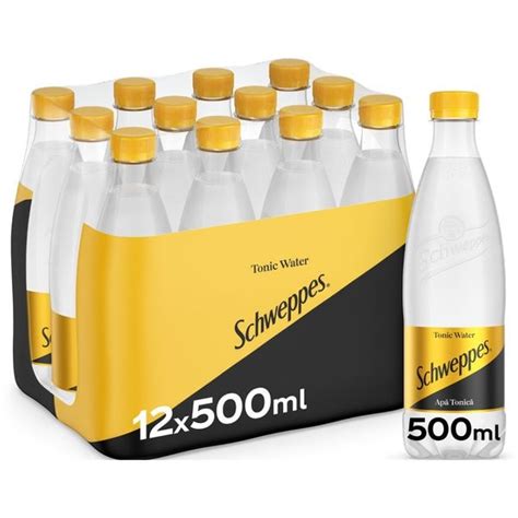 Bautura Racoritoare Carbogazoasa SCHWEPPES Tonic Water Bax 0 5L X 12 Sticle