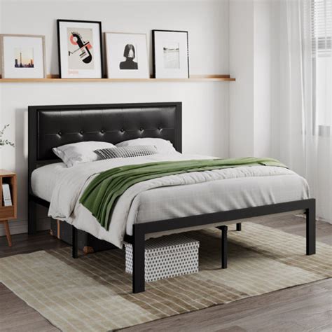 Lark Manor Artina Upholstered Metal Platform Bed And Reviews Wayfair