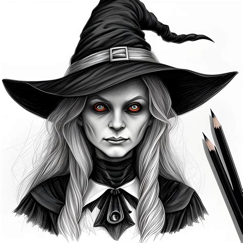 Witch Drawing