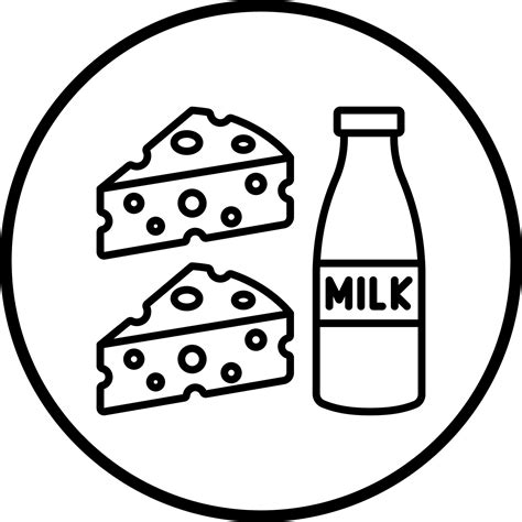 Dairy Vector Icon Style 22119490 Vector Art at Vecteezy