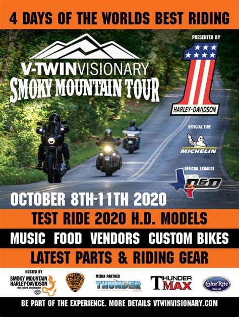 Harley Davidson Presents V Twin Visionary Smoky Mtn Tour V Twin