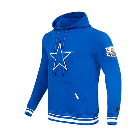 Dallas Cowboys Mens Pro Standard Royal Retro Pullover Hoodie