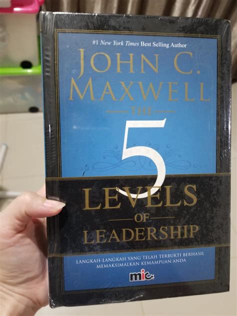 The 5 Levels Of Leadership Buku Book Books John C Maxwell Self Help Non Fiction Fiksi Buku