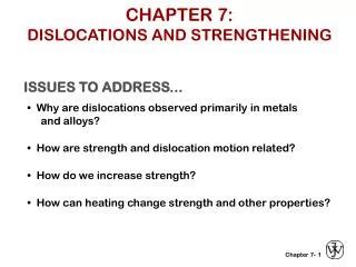 PPT Chapter 7 Dislocation And Strengthening Mechanism PowerPoint