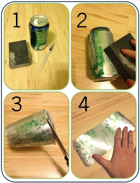 Soda Can Embossing Tutorial A Modicum Of Ingenuity Aluminum Can Crafts Soda Can Crafts Pop