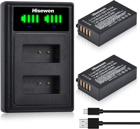 Amazon.com : NIKON EN-EL20a Original Camera Lithium-Ion Battery, Black ...
