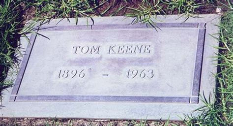 Beneath Los Angeles Tom Keene Keene Famous Graves Comedians