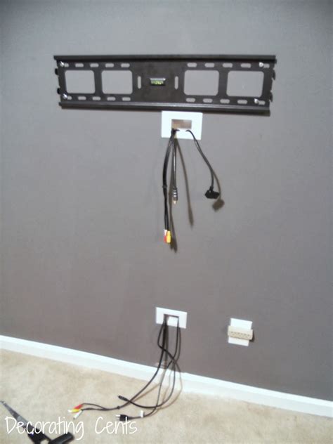 How To Hide Wiring For Wall Mounted Tv How To Hide Wires C