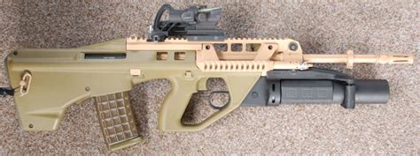 Thales EF88 / F90 assault rifle with 50cm barrel and underbarrel ...