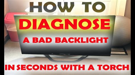 How To Diagnose Bad Backlight In Any Led Tv No Picture But Have Sound