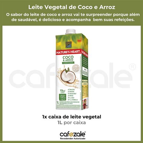 Leite Vegetal Natures Heart Coco E Arroz 1l Clique Já