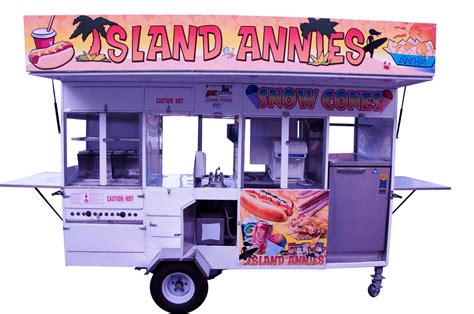 Hot Dog Snow Cone Nachos Churro Trailer Cart Kareem Carts