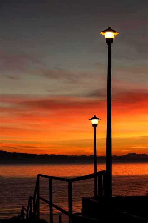 Wallpaper Lights Sunset Sea Reflection Sky Beach Sunrise