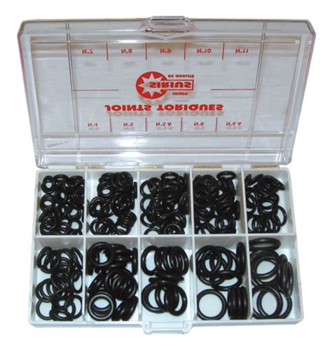 coffret joints toriques PM N 4 à 11 en coffret plast 200 pièces