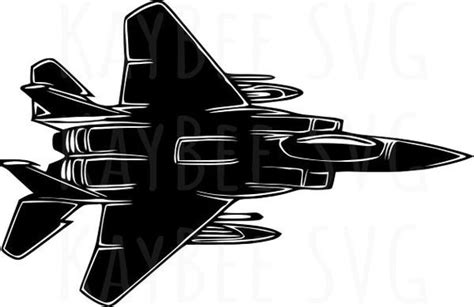 Air Force Fighter Jet SVG PNG Clipart Digital Cut File Etsy