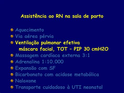 PPT Assistência ao RN na sala de parto Jefferson G Resende Unidade