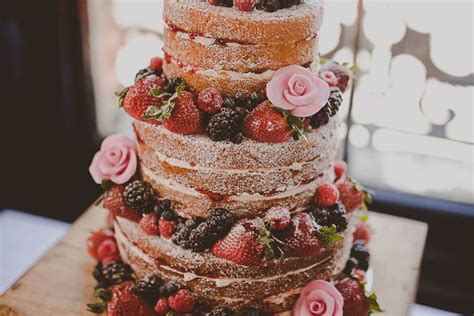 Country Wedding Cake With Blue Wildflowers Supernatural Wedding Cake