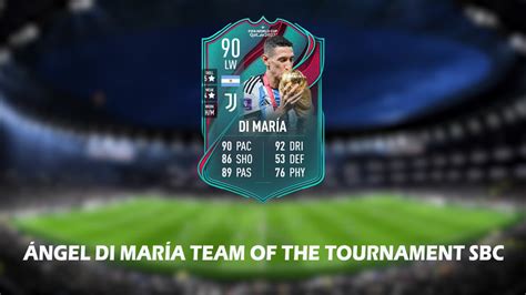 Fifa 23 Ángel Di María Team Of The Tournament A World… Earlygame