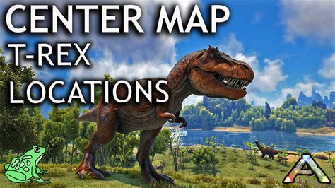 Best Rex Locations On The Center Map Ark Survival Evolved Youtube