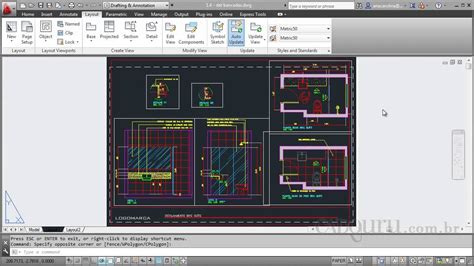 Viewports e Impressões Curso de AutoCAD 2013 Detalhamento