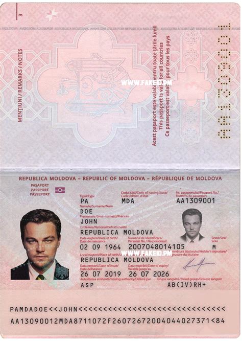 Moldova Fake Passport New - Fake Id Online | Buy Best Fake IDS