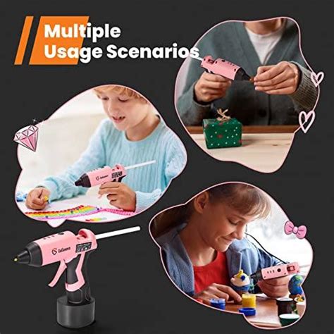 Cordless Hot Glue Gun Gogonova S Fast Preheating Ah Built In Battery Hot Melt Glue Gun