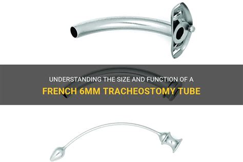 Understanding The Size And Function Of A French 6Mm Tracheostomy Tube