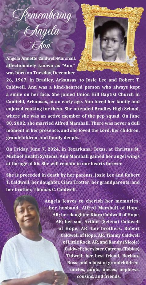 Angela Caldwell-Marshall — McFadden & Hitchye Funeral Enterprises