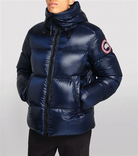 Mens Canada Goose Navy Crofton Puffer Jacket Harrods Uk